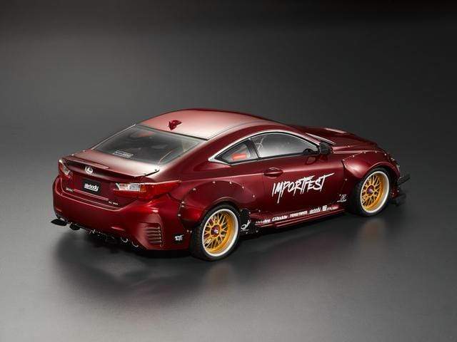 Toyota Lexus RCF (RC-F) 205mm Widebody 1-10 Body Set (w- Wing, Mirrors, Buckets) COMBO (BODY KIT + BODY) [Killerbody] 48659 + 48627 - Image 6