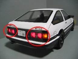 TRUENO AE86 Front Signals and Taillight Light Buckets TAIL Assemblies [D-Craft] PT2 - Image 2