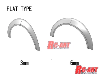 URAS 6mm Flat Type  Fender Flare Kit [RC-ART] ART6036 - Image 3
