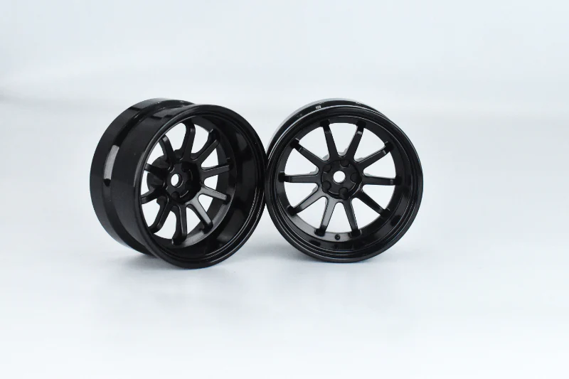 VR10 Multi Spoke - Black Chrome White 6mm - 10mm OFFSET (HIGH TRACTION) RIMS [Reve D] - Image 2