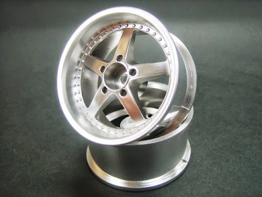 Work Equip 05 Matte Silver 3mm 1-10 RC RIMS [Mikuni] DW-1123MS