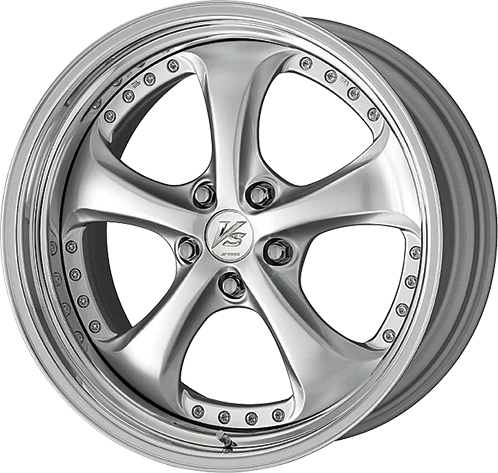 Work VS-KF (Matte Chrome) 5mm - 7mm Rims [Overdose] OD1185b OD1183b VSKF - Image 2
