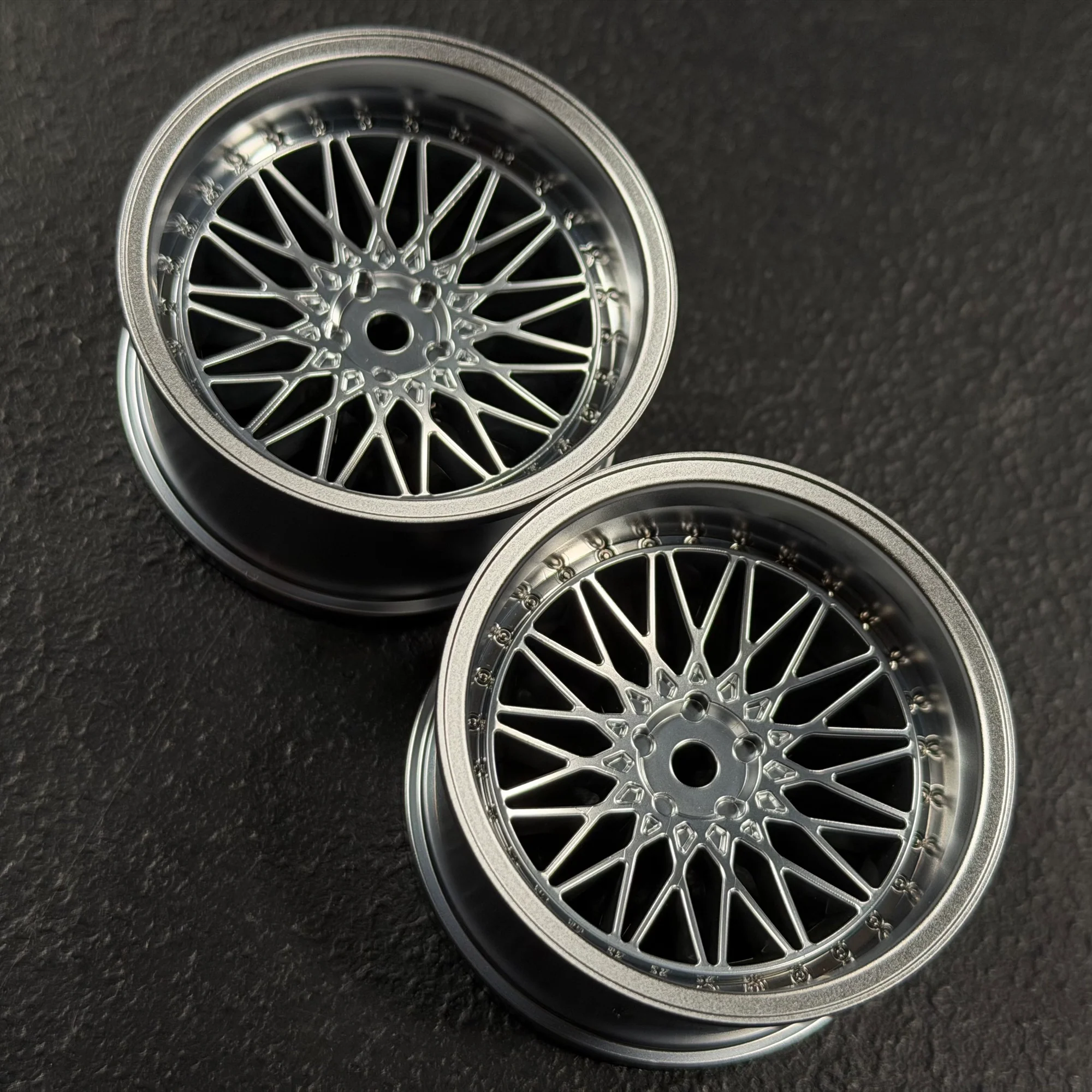 326Power Yaba KING MESH - Matte Chrome - 7mm - 10mm - 1-10 Rims [Overdose] OD2028c OD2026c - Image 3