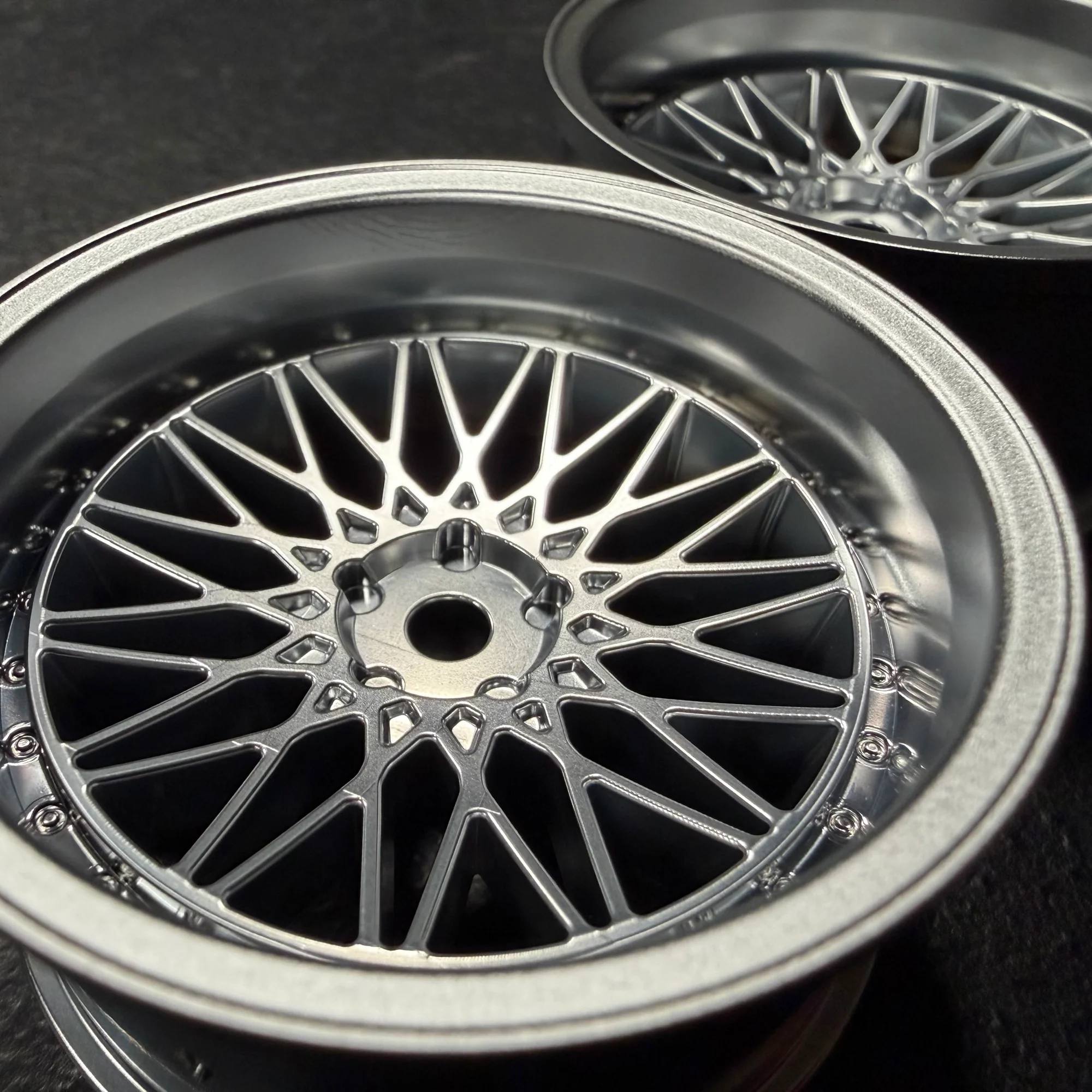 326Power Yaba KING MESH - Matte Chrome - 7mm - 10mm - 1-10 Rims [Overdose] OD2028c OD2026c - Image 4