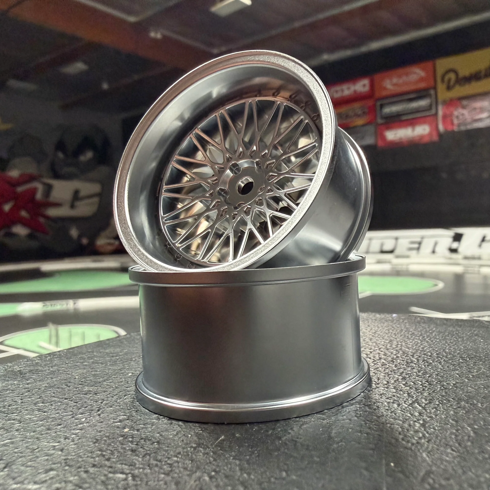 326Power Yaba KING MESH - Matte Chrome - 7mm - 10mm - 1-10 Rims [Overdose] OD2028c OD2026c - Image 5