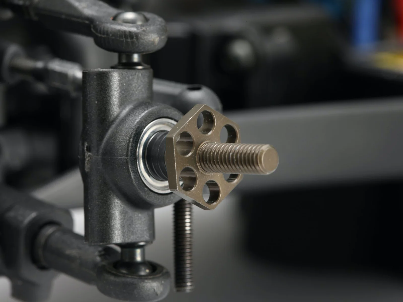 YD-2 ALUMINUM UL FRONT AXLE (ADJUSTABLE RANGE 5mm-9mm) [Yokomo] Y2-010FHA - Image 2