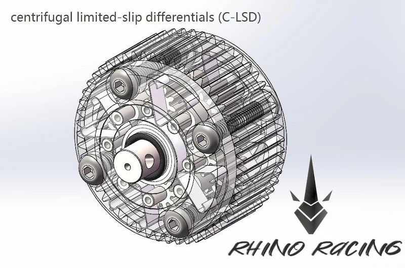 LIGHTWEIGHT C-LSD (Centrifugal) CLSD Differential Assembly Unit (RDX YD RD SD MD) [Rhino Racing] RR-610 - Image 4